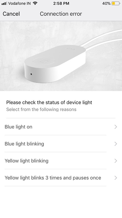 Yeelight strip not connecting with the APP - YEELIGHT Lightstrip (Color