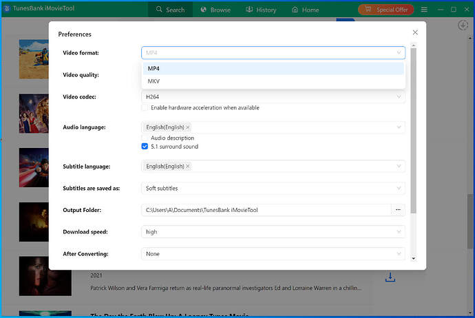 imovietool-output-mp4-mkv-format